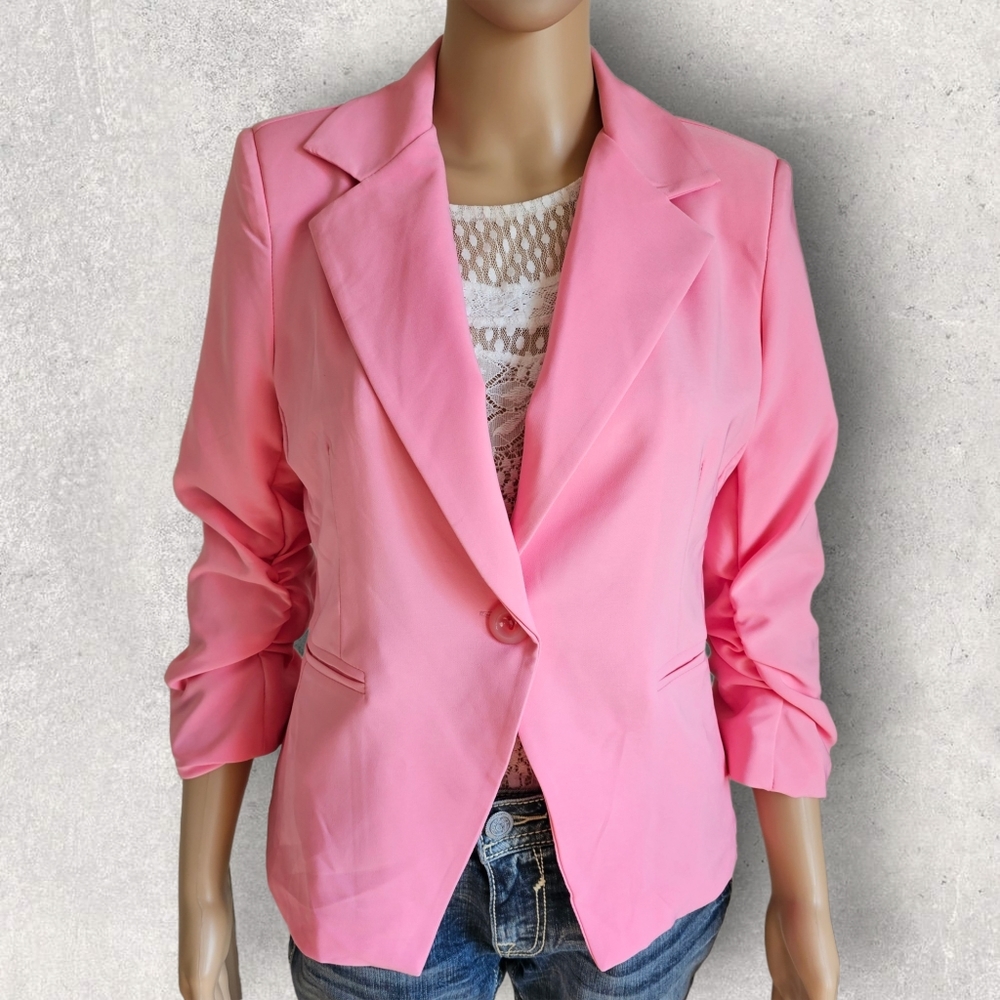 VENTI6 BUBBLEGUM PINK BLAZER